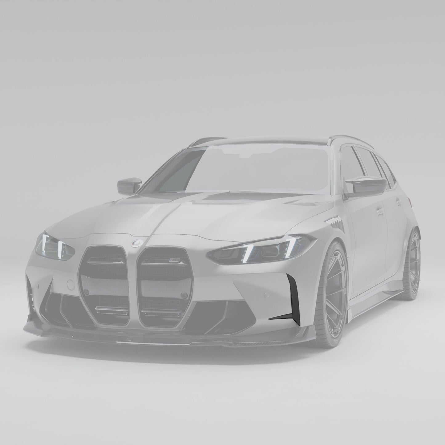 BMW M3 G81 Carbon Fiber Front Bumper Canards