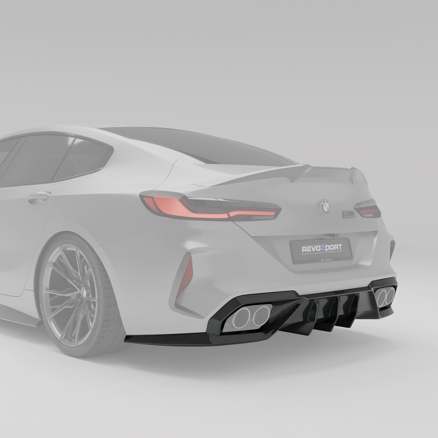 BMW M8 F93 Carbon Fiber Rear Diffuser
