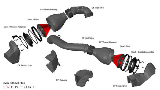 Eventuri Full Black Carbon Intake V2 – BMW F8X M3/M4