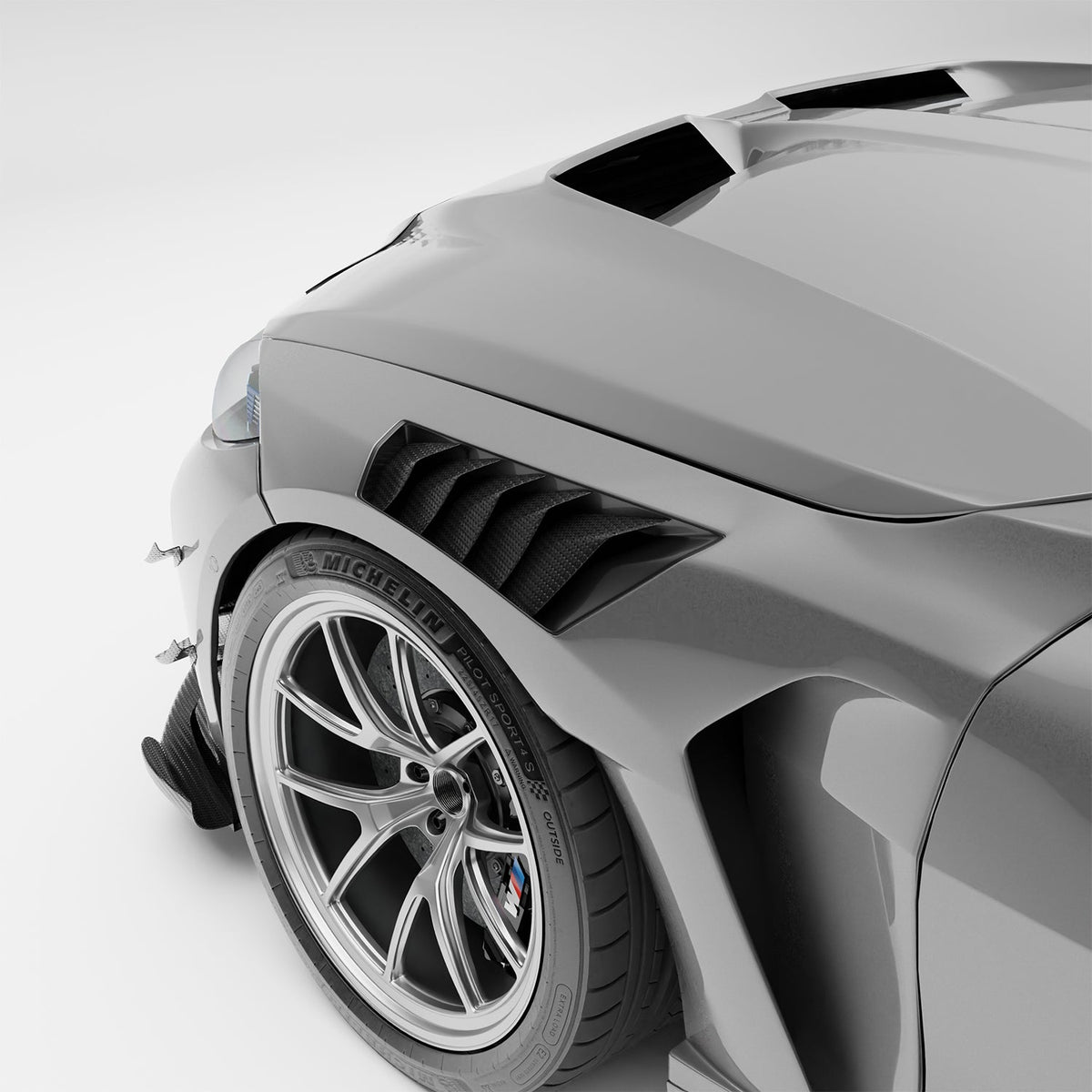 BMW M4 G82 Carbon Fiber Front Fenders Replacement