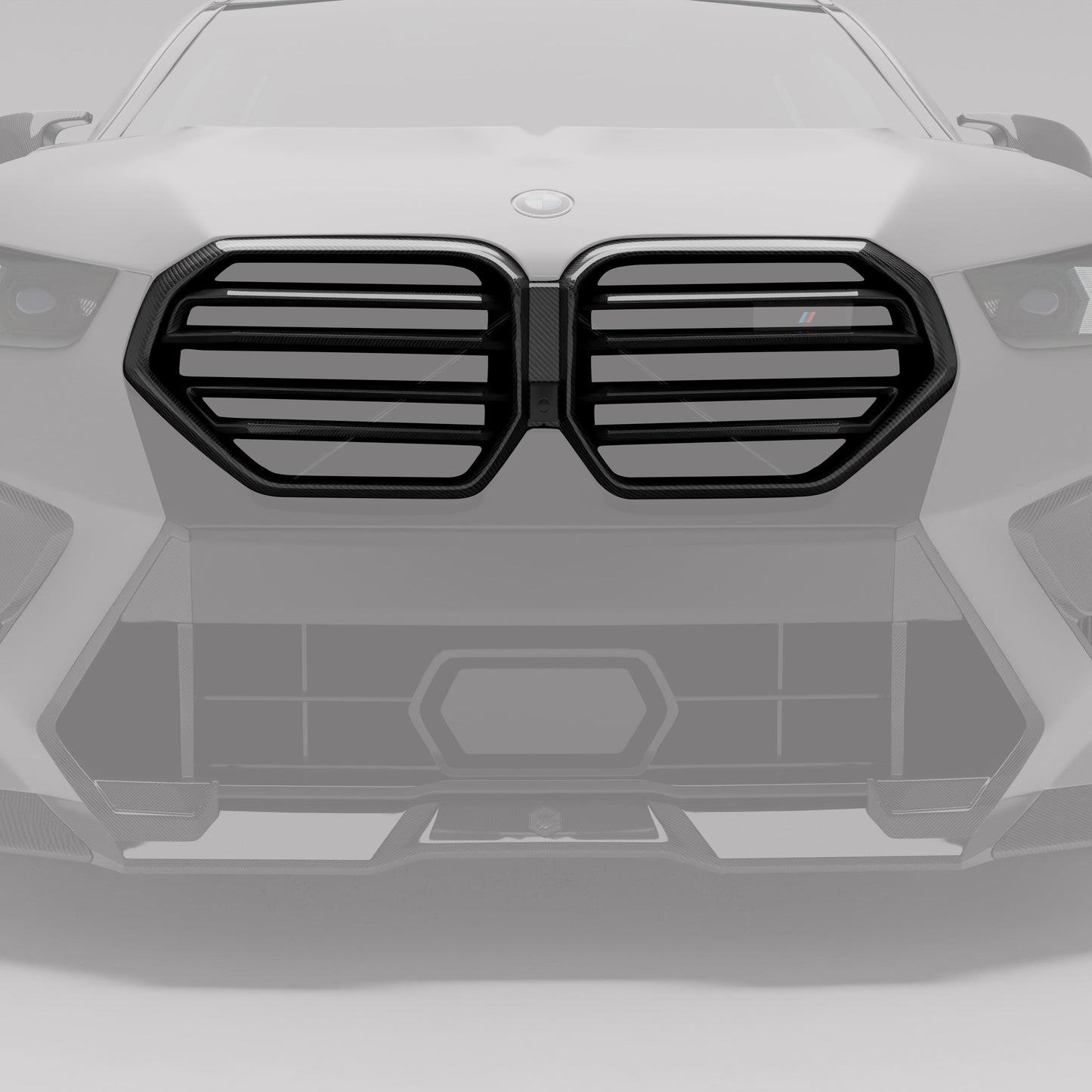BMW X5M F95 LCI Carbon Fiber Front Grille