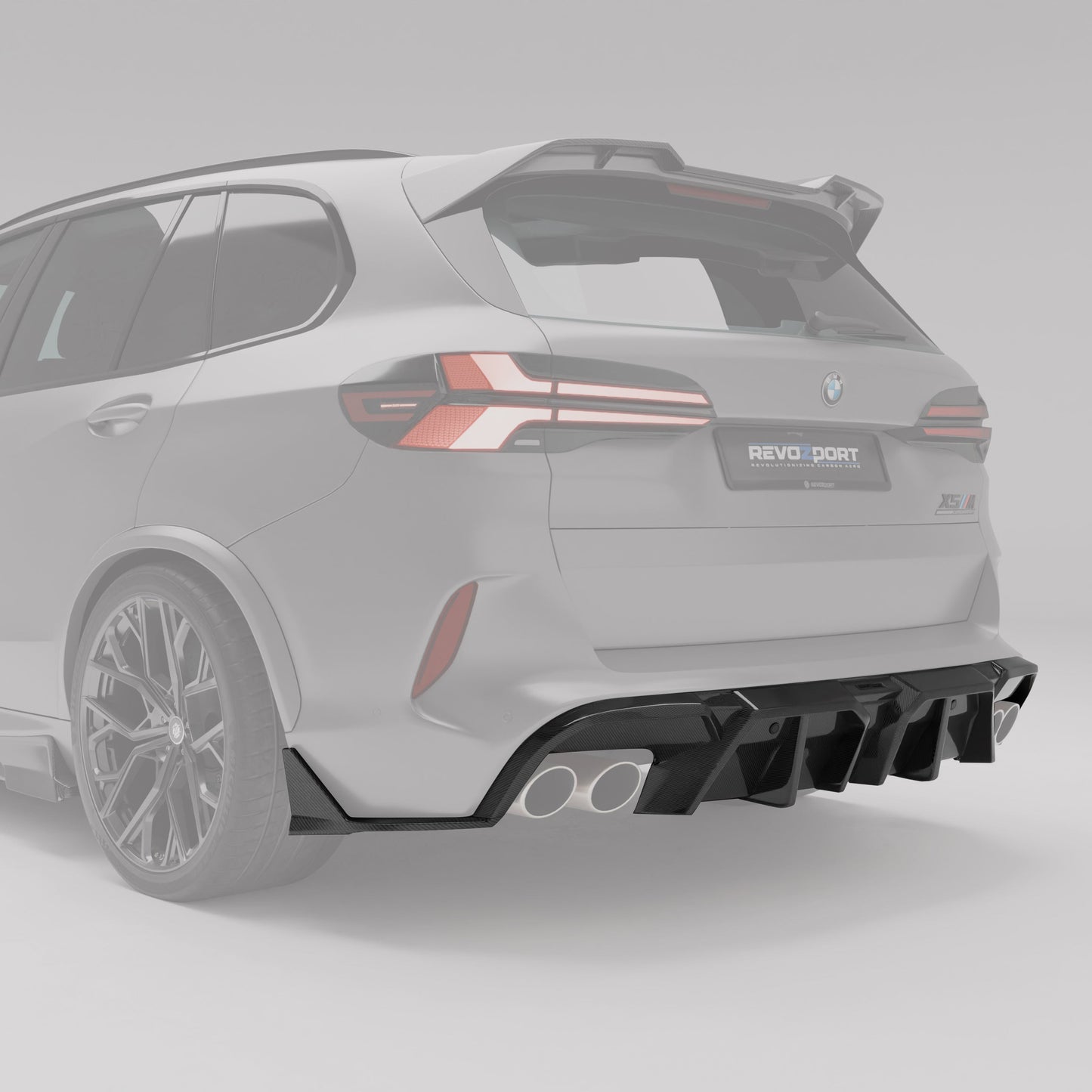 BMW X5M F95 LCI Carbon Fiber Rear Diffuser