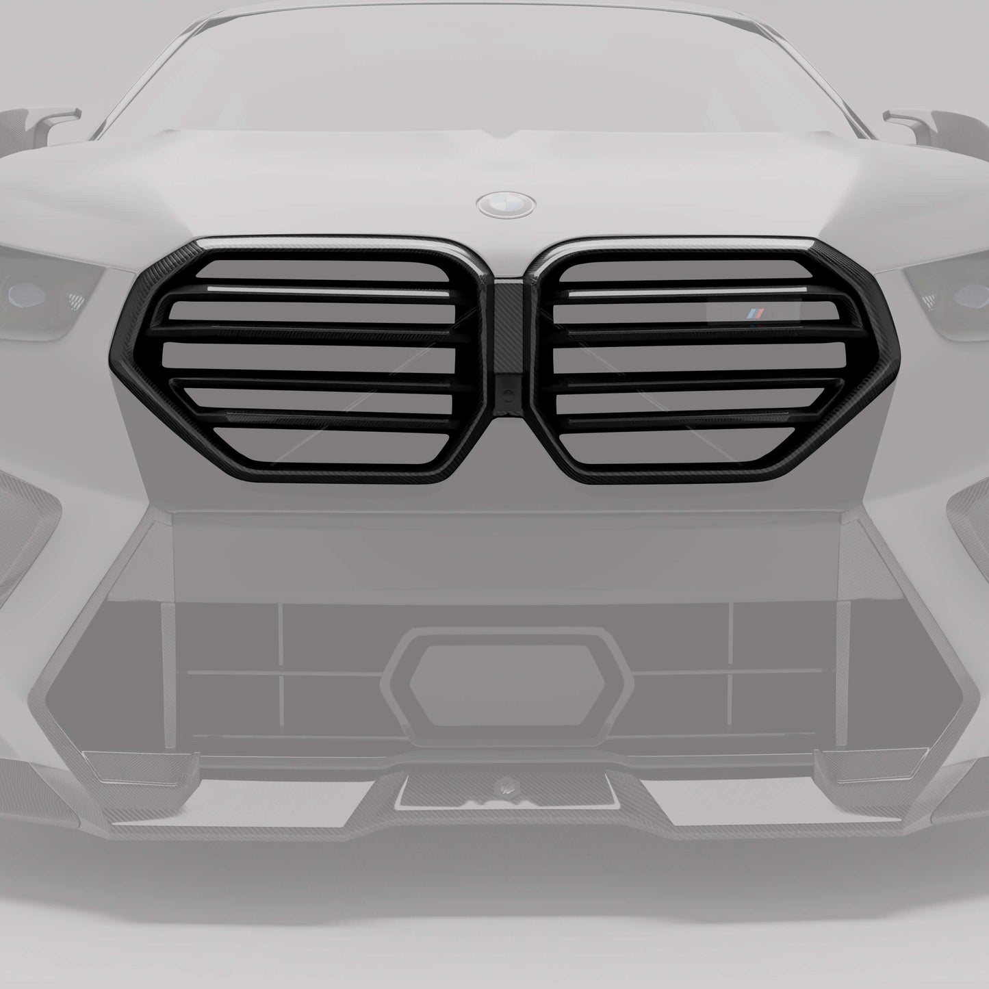 BMW X6M F96 LCI Carbon Fiber Front Grille