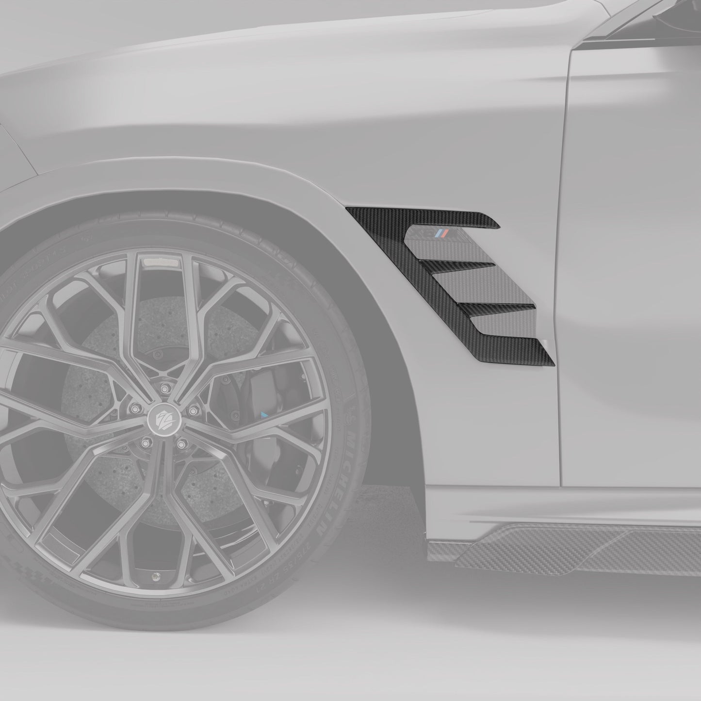 BMW X6M F96 Pre-LCI Carbon Fiber Side Vents