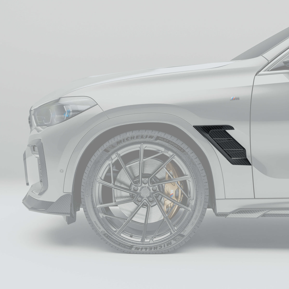 BMW X6 G06 Carbon Fiber Side Fender Vents