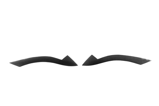 for BMW Z4 E89 2009-2012 2pcs Carbon Fiber Headlight Eyebrows Eyelids Cover Trim
