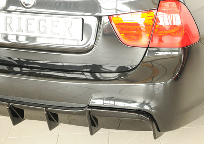 Rieger rear skirt insert only for original M-package rear bumper Glos black