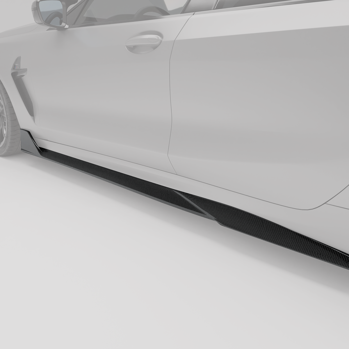 BMW M8 F93 Carbon Fiber Side Skirts