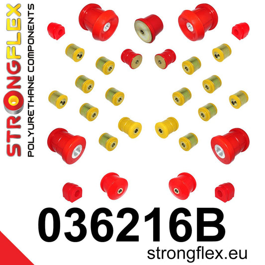 036216B: Full suspension polyurethane bush kit