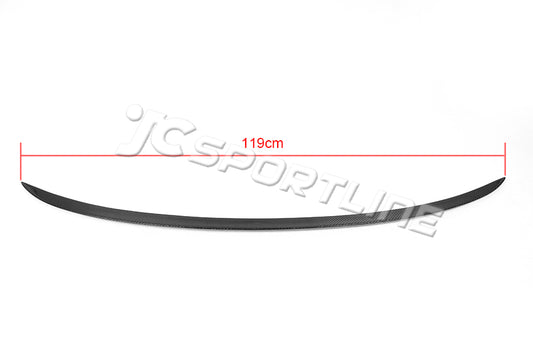 E93 convertible CARBON FIBER TRUNK SPOILER LIP 325 328 330 335 M3 style for BMW 07-13