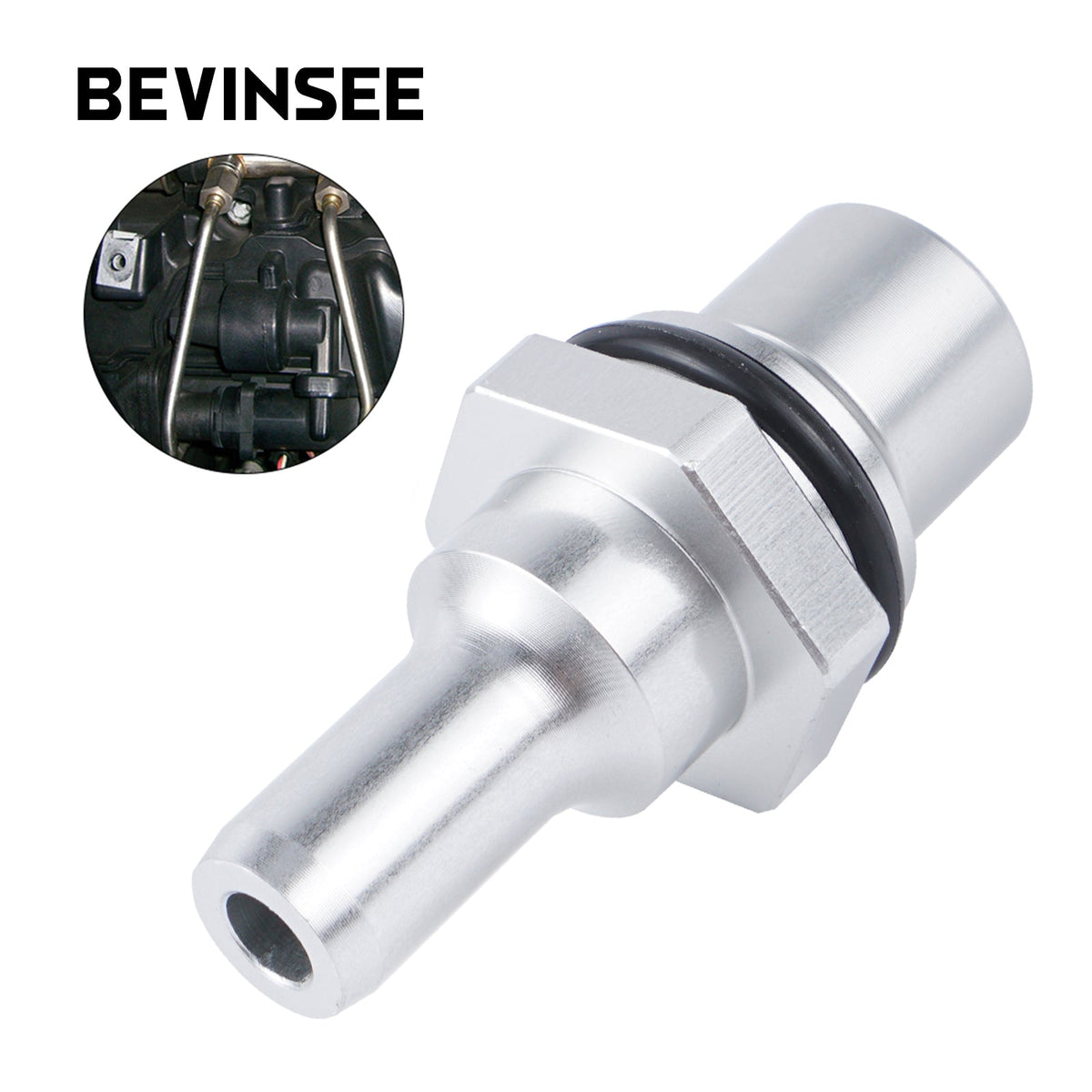 Bevinsee N54 Aluminum PCV Valve Upgrade – for BMW E82 E88 E90 E92 E60 F01 E71 Z4