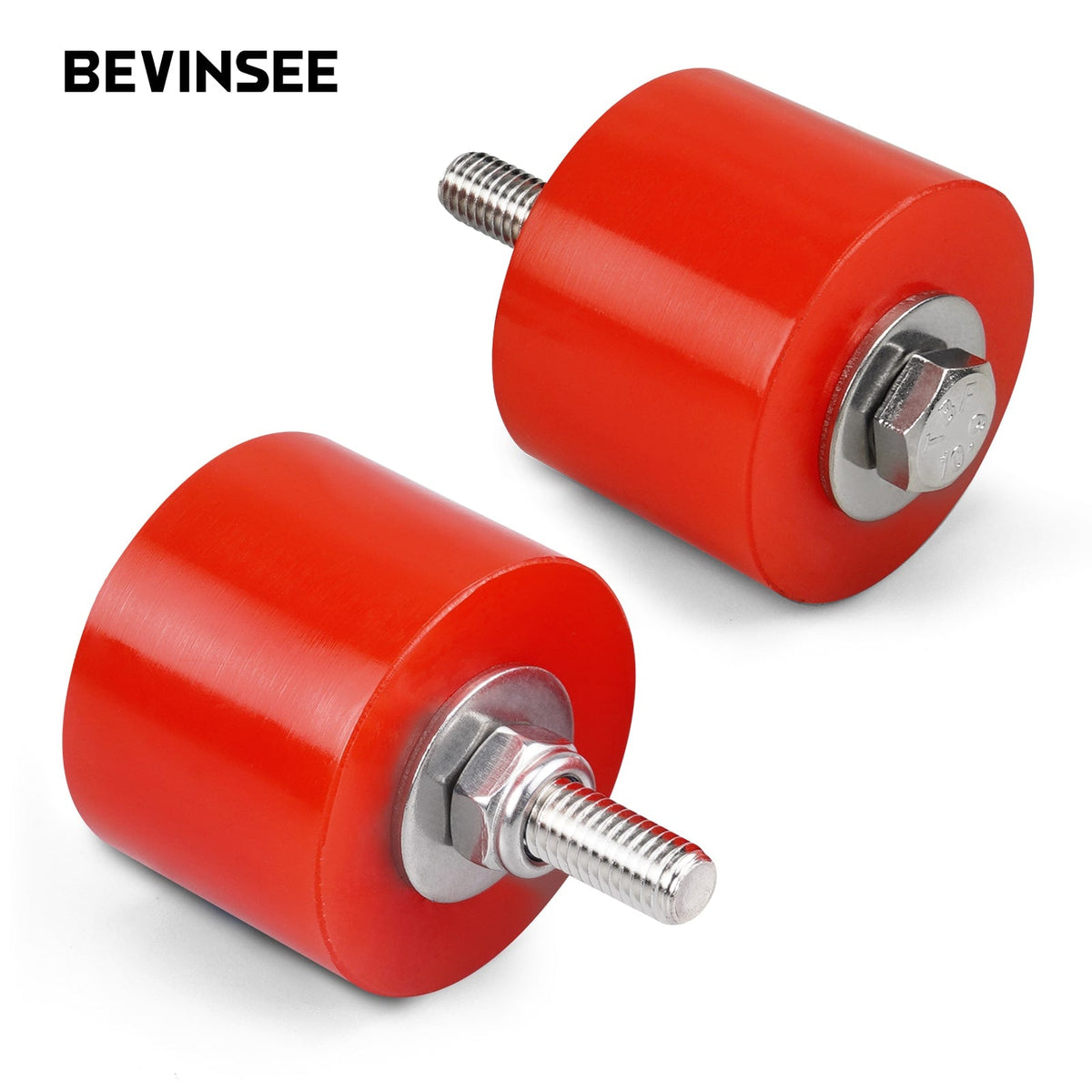 Bevinsee Poly Transmission Mounts Bushings Sets (80A Durometer) – for BMW E30 E36 E46 E82 E88 E90 E93 E92 Z3 Z4