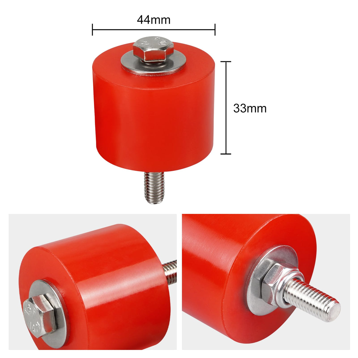 Bevinsee Poly Transmission Mounts Bushings Sets (80A Durometer) – for BMW E30 E36 E46 E82 E88 E90 E93 E92 Z3 Z4