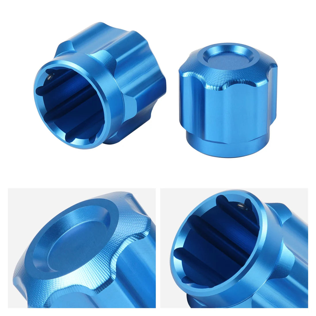 Bevinsee Billet Aluminum A/C Line Cap Kit for BMW & MINI