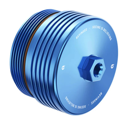 Bevinsee Magnetic Billet Aluminum Oil Filter Housing Cap for BMW N54, N55, S55, N52 & N20