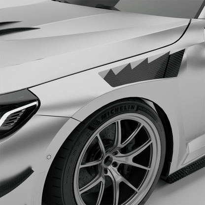 BMW M2 G87 Carbon Fiber Race Front Fenders - Revozport