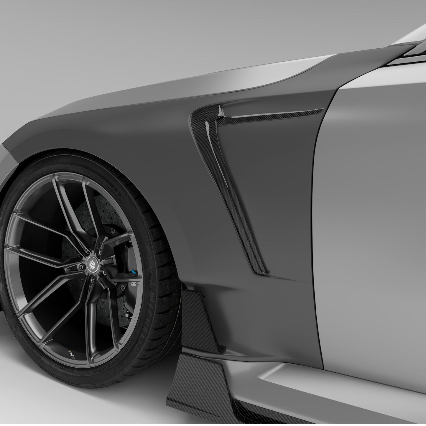 BMW M2 G87 Carbon Fiber Side Fenders - Revozport