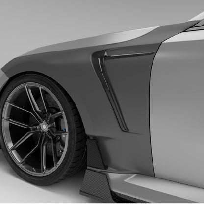 BMW M2 G87 Carbon Fiber Side Fenders - Revozport