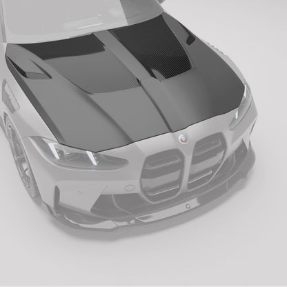 RevoZport BMW M3 G80 vented hood detail