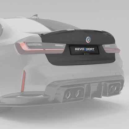 RevoZport BMW M3 G80 rear trunk rear view