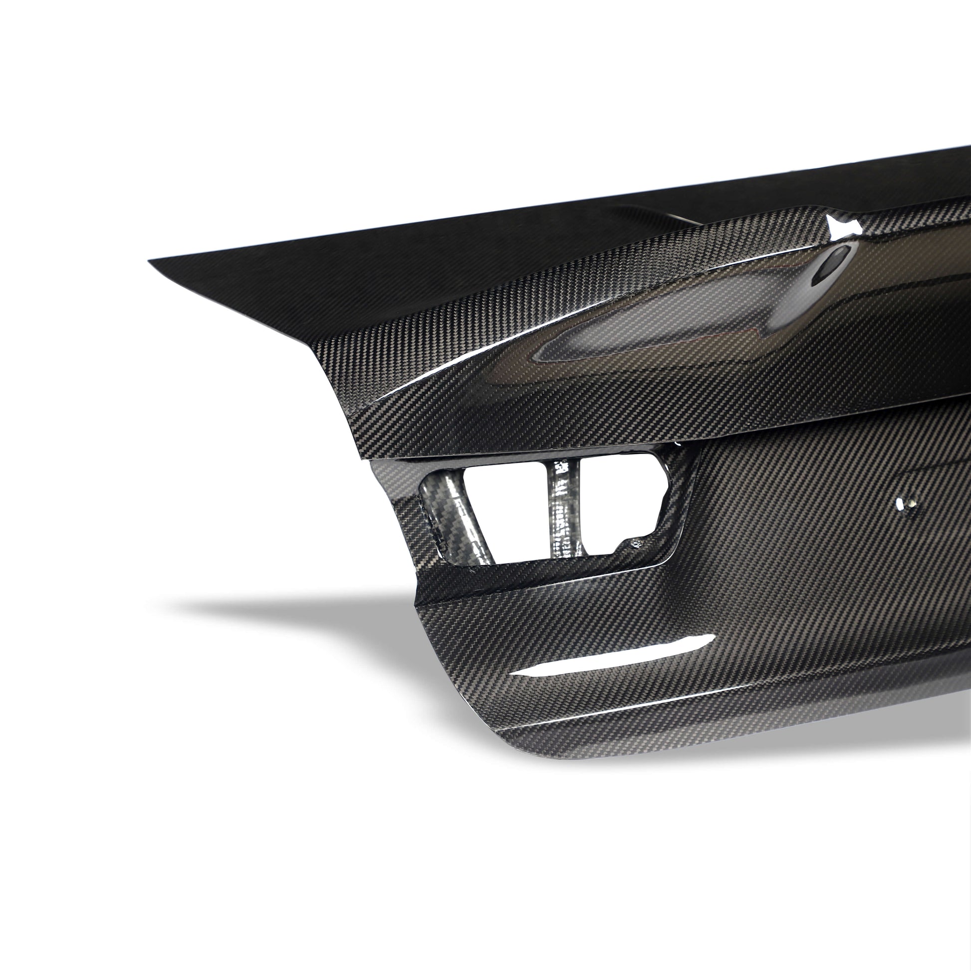 BMW M3 G80 carbon rear trunk close up