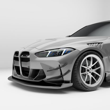 BMW M3 G80 Carbon Fiber Front Bumper Inlets - Revozport