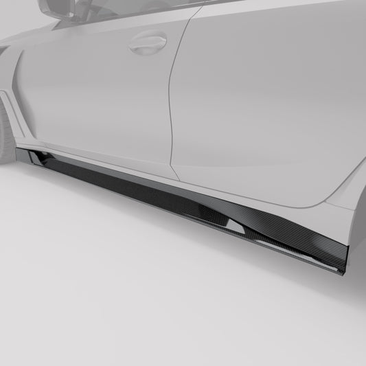 BMW M3 G81 Carbon Fiber Side Skirts