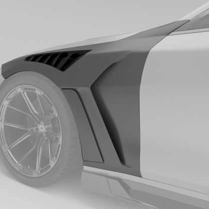 BMW M4 G82 Carbon Fiber Side Fenders - Revozport