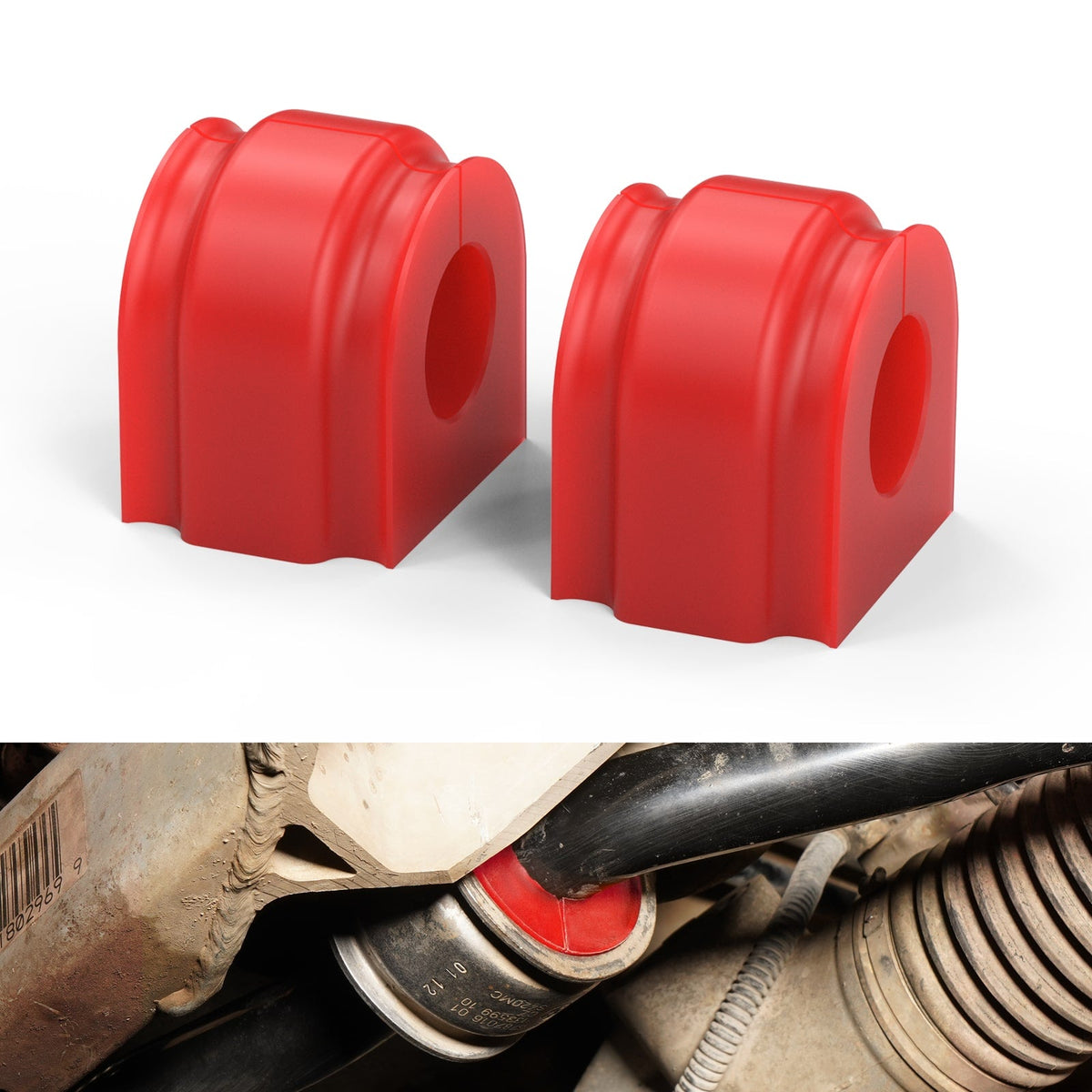 Bevinsee 26.5MM Front Anti Roll Sway Bar Polyurethane Bushing – for BMW E90 E92 E82 E88 E87 E89