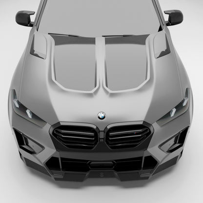 BMW X5M F95 LCI Carbon Fiber Hood - Revozport