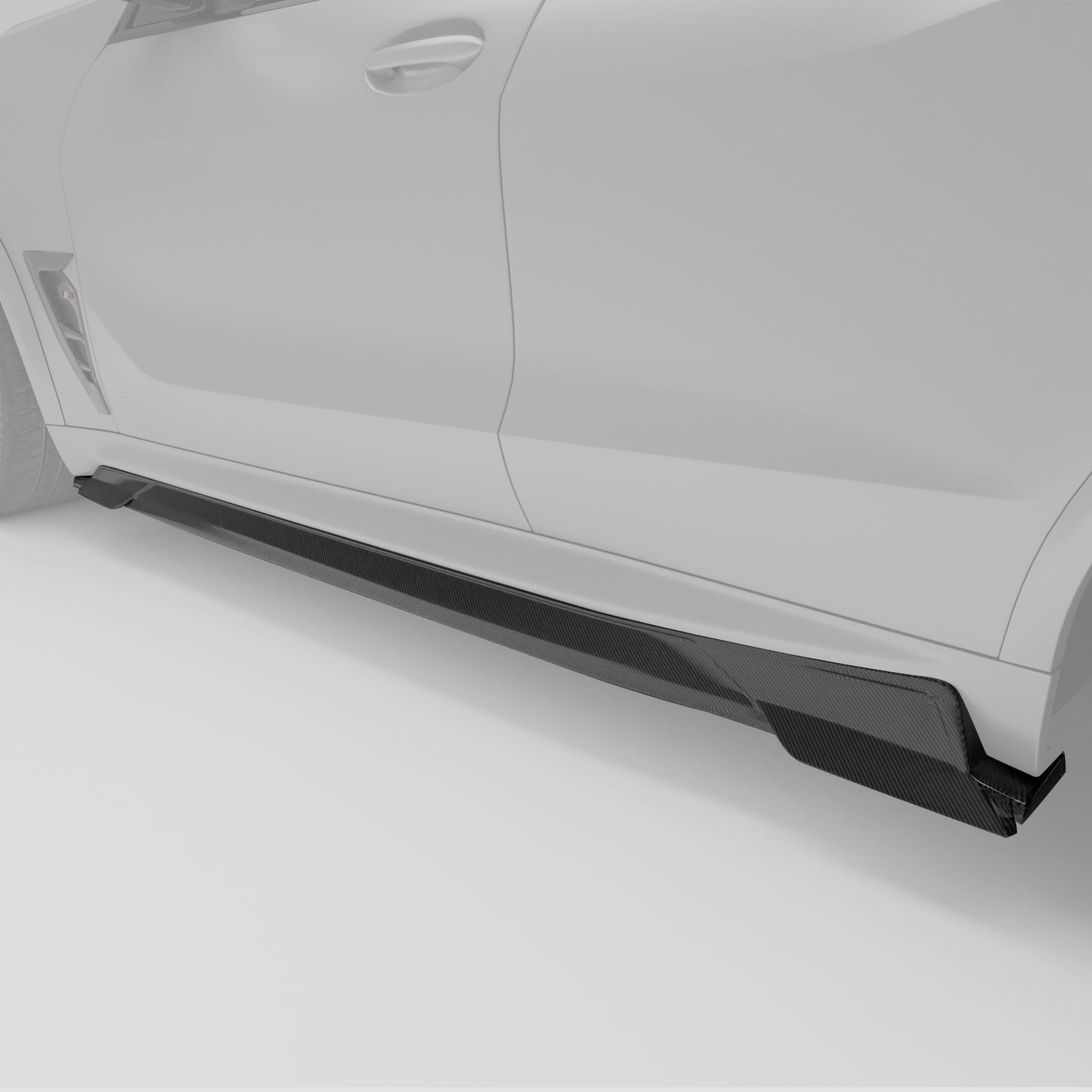 BMW X5M F95 LCI Carbon Fiber Side Skirts