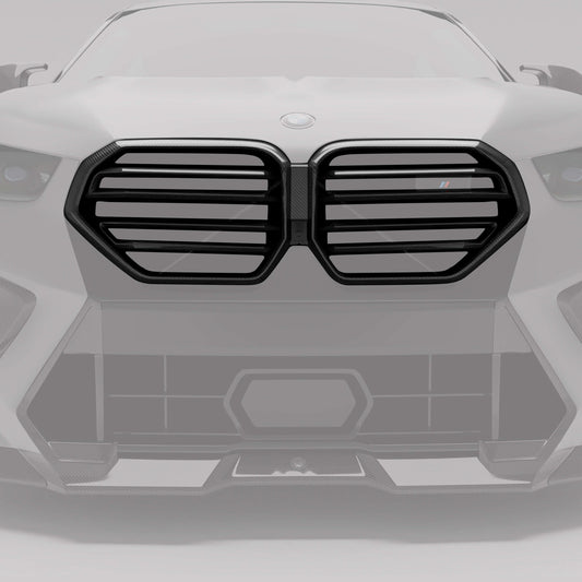 BMW X6M F96 LCI Carbon Fiber Front Grille