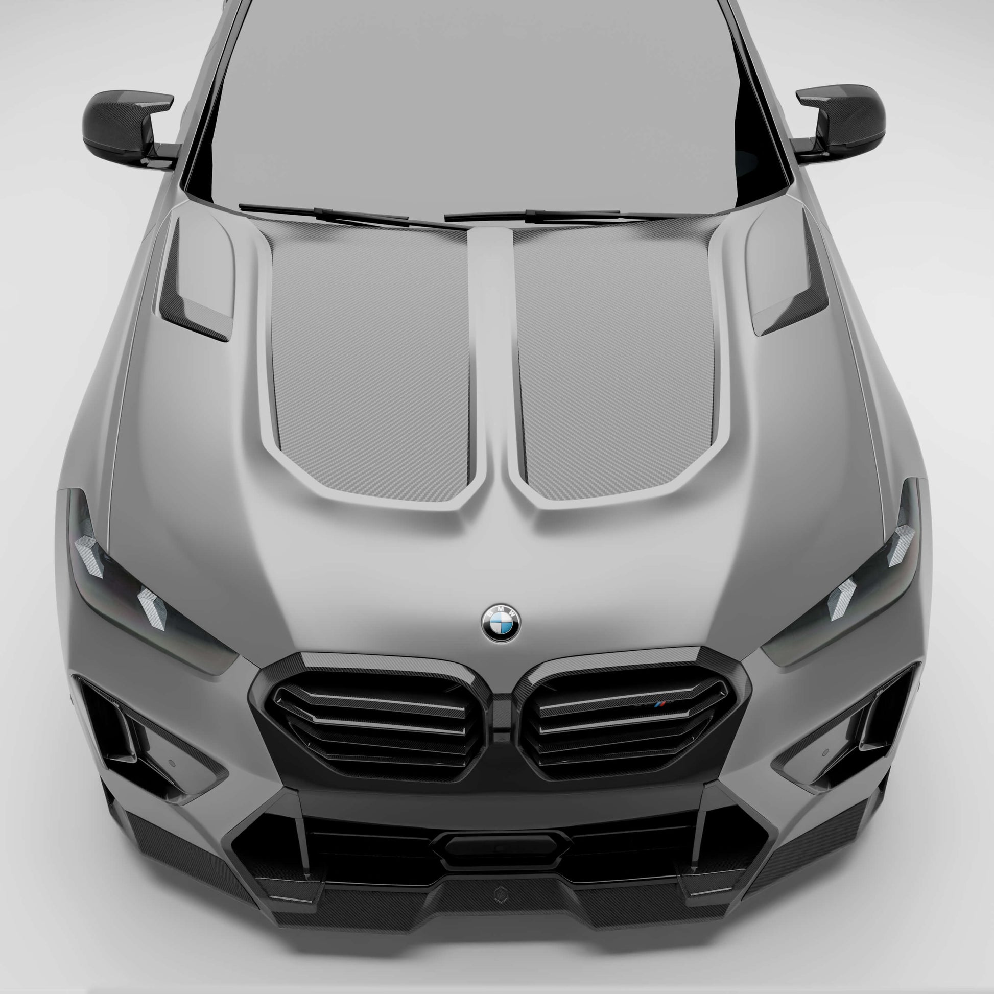 BMW X6M F96 LCI Carbon Fiber Hood - Revozport