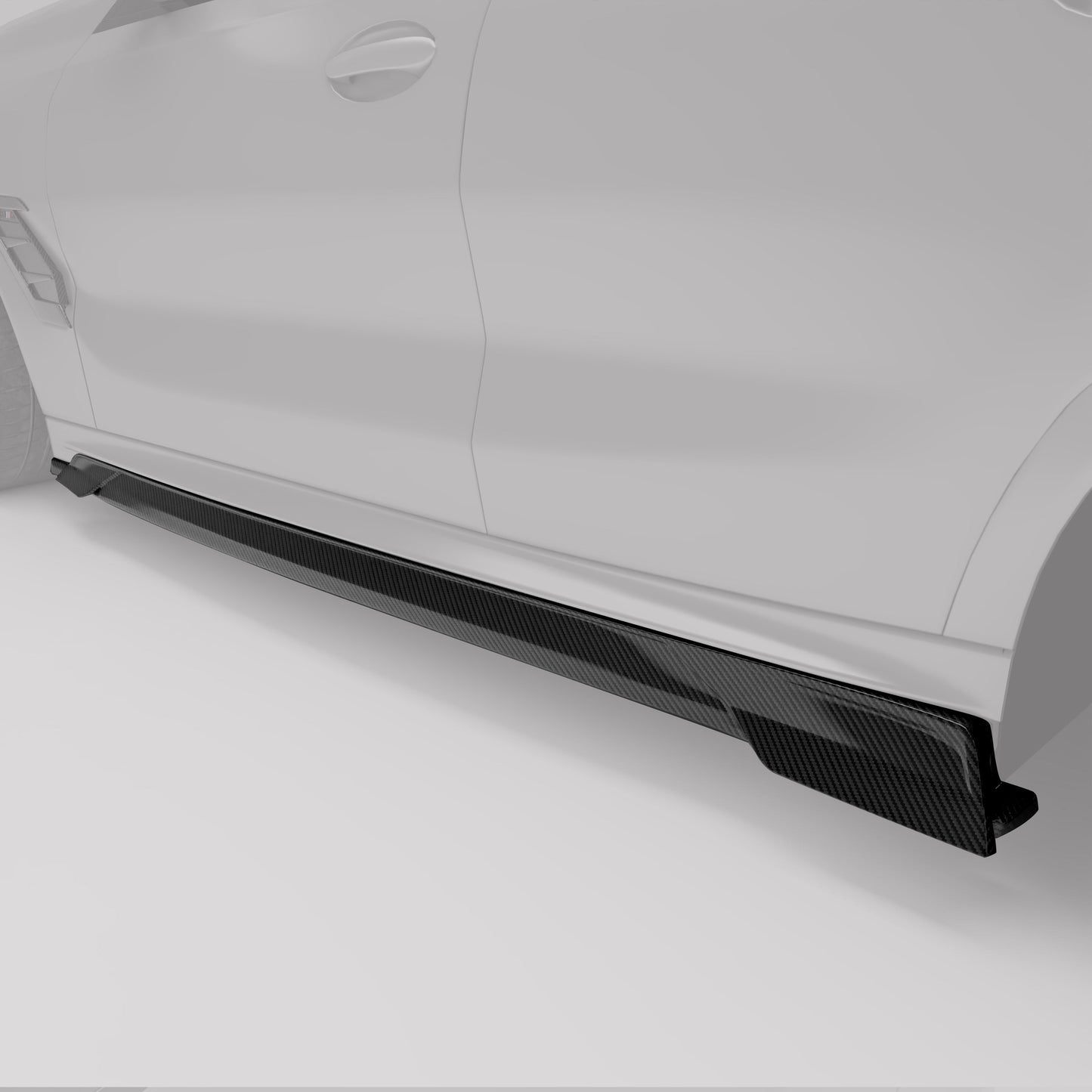 BMW X6M F96 LCI Carbon Fiber Side Skirts