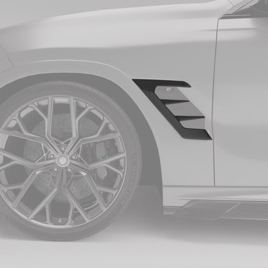 BMW X6M F96 LCI Carbon Fiber Side Vents
