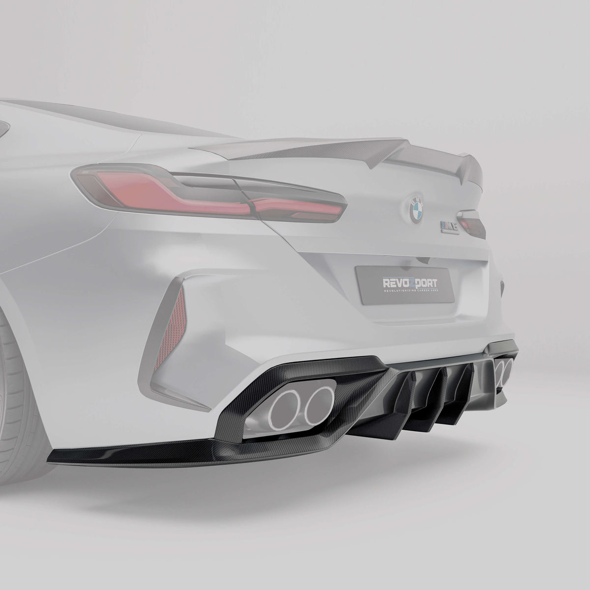 BMW M8 F91 F92 Carbon Fiber Rear Diffuser