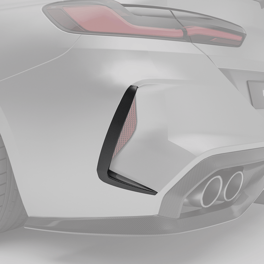 BMW M8 F93 Carbon Fiber Rear Bumper Canards