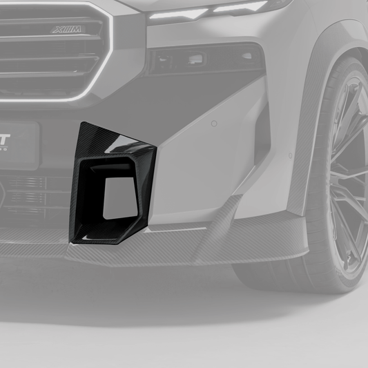 BMW XM G09 Carbon Fiber Front Bumper Vent Trims