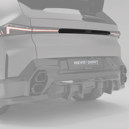 BMW XM G09 carbon trim between rear lights