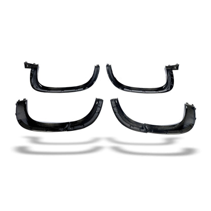 RevoZport BMW XM G09 carbon wheel arch trim detail