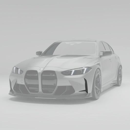 BMW M3 G80 Carbon Fiber Front Bumper Canards