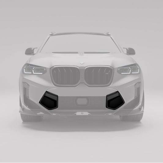 BMW X3M F97 LCI Carbon Fiber Front Bumper Vents