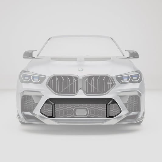 BMW X6M F96 Pre-LCI Carbon Fiber Front Air Intake Trim