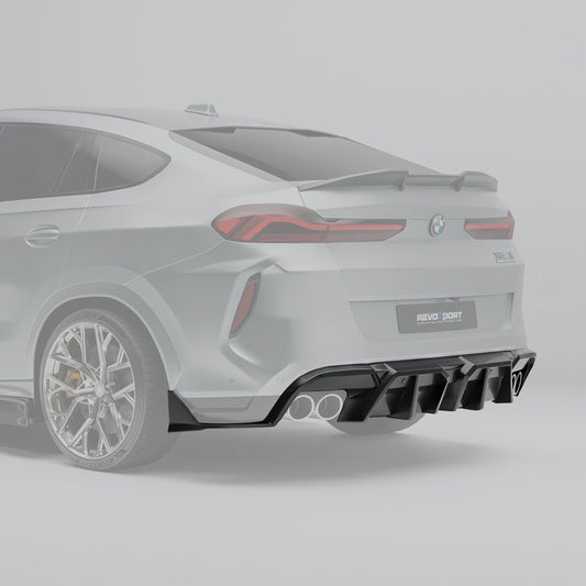 BMW X6M F96 Pre-LCI Carbon Fiber Rear Diffuser