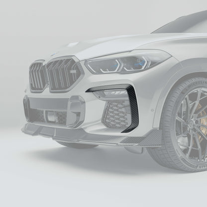BMW X6 G06 Pre-LCI Carbon Fiber Front Canards