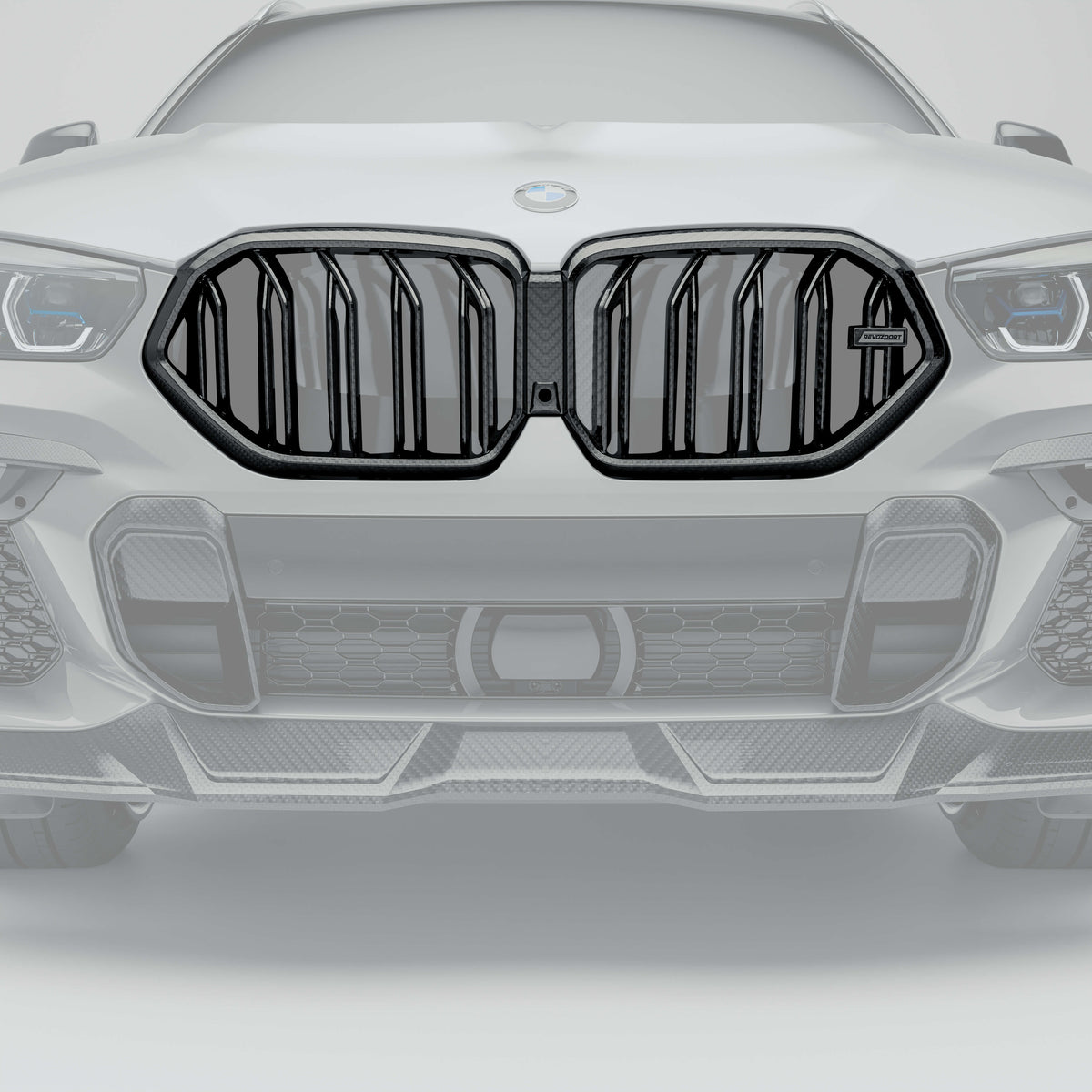BMW X6 G06 Pre-LCI Carbon Fiber Front Grille