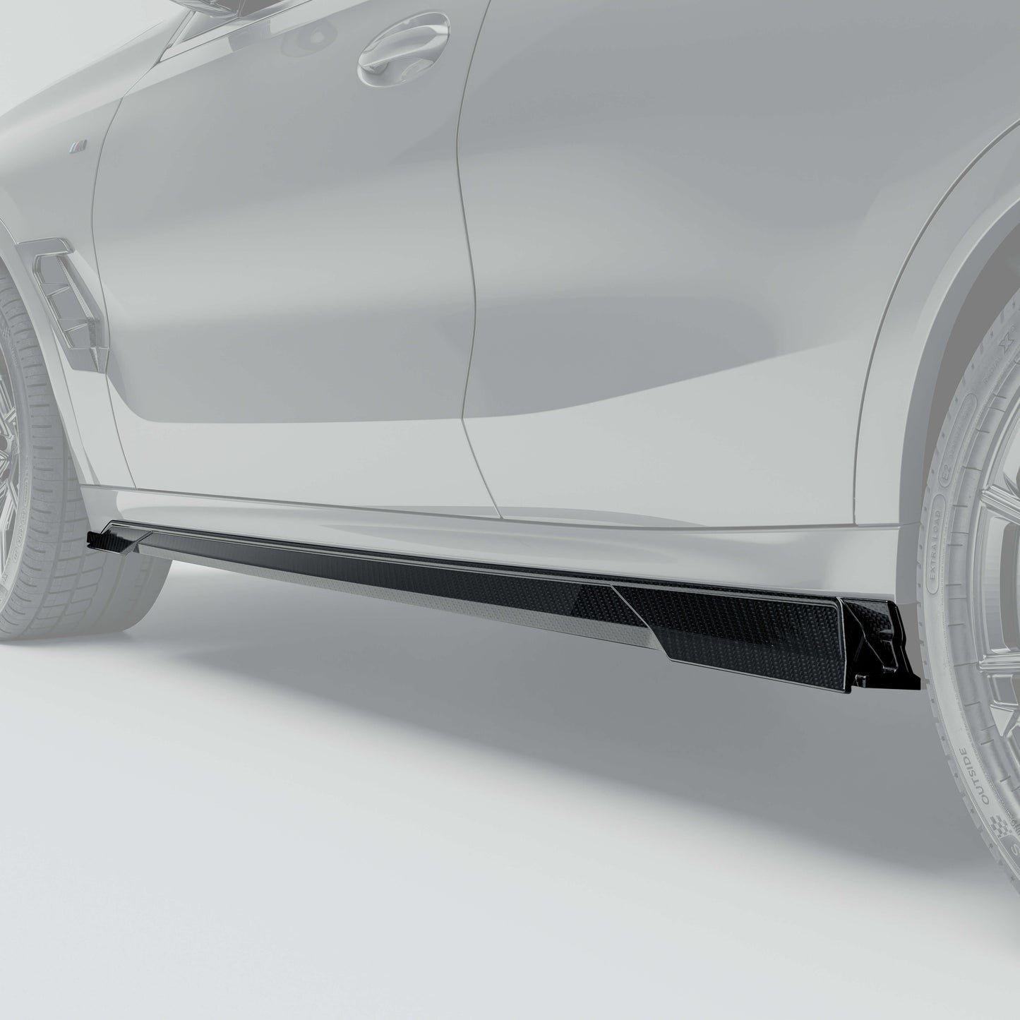 BMW X6 G06 LCI carbon fiber side skirts