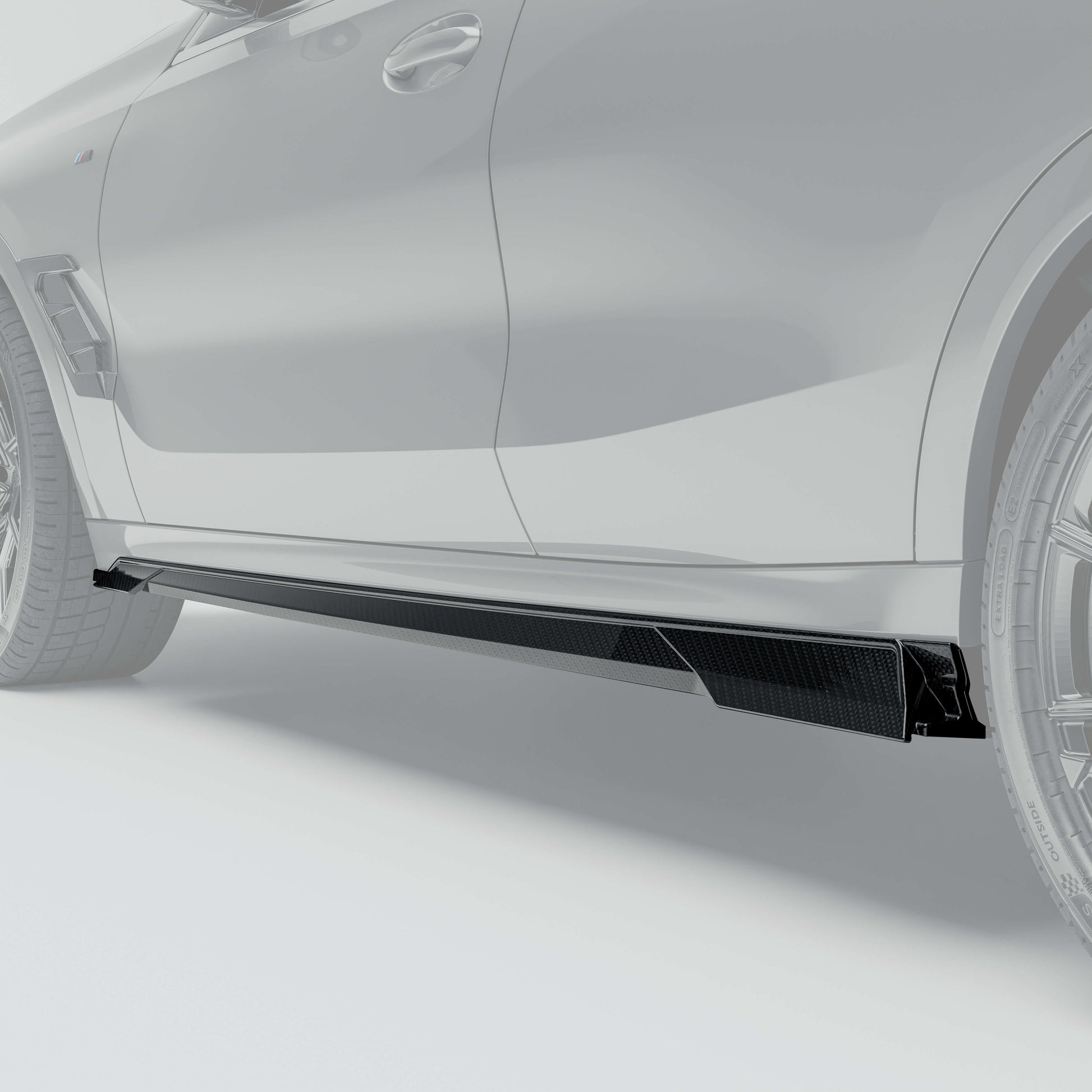 BMW X6 G06 LCI carbon fiber side skirts