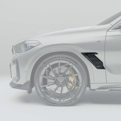 BMW X6 G06 LCI carbon fiber side fender vents