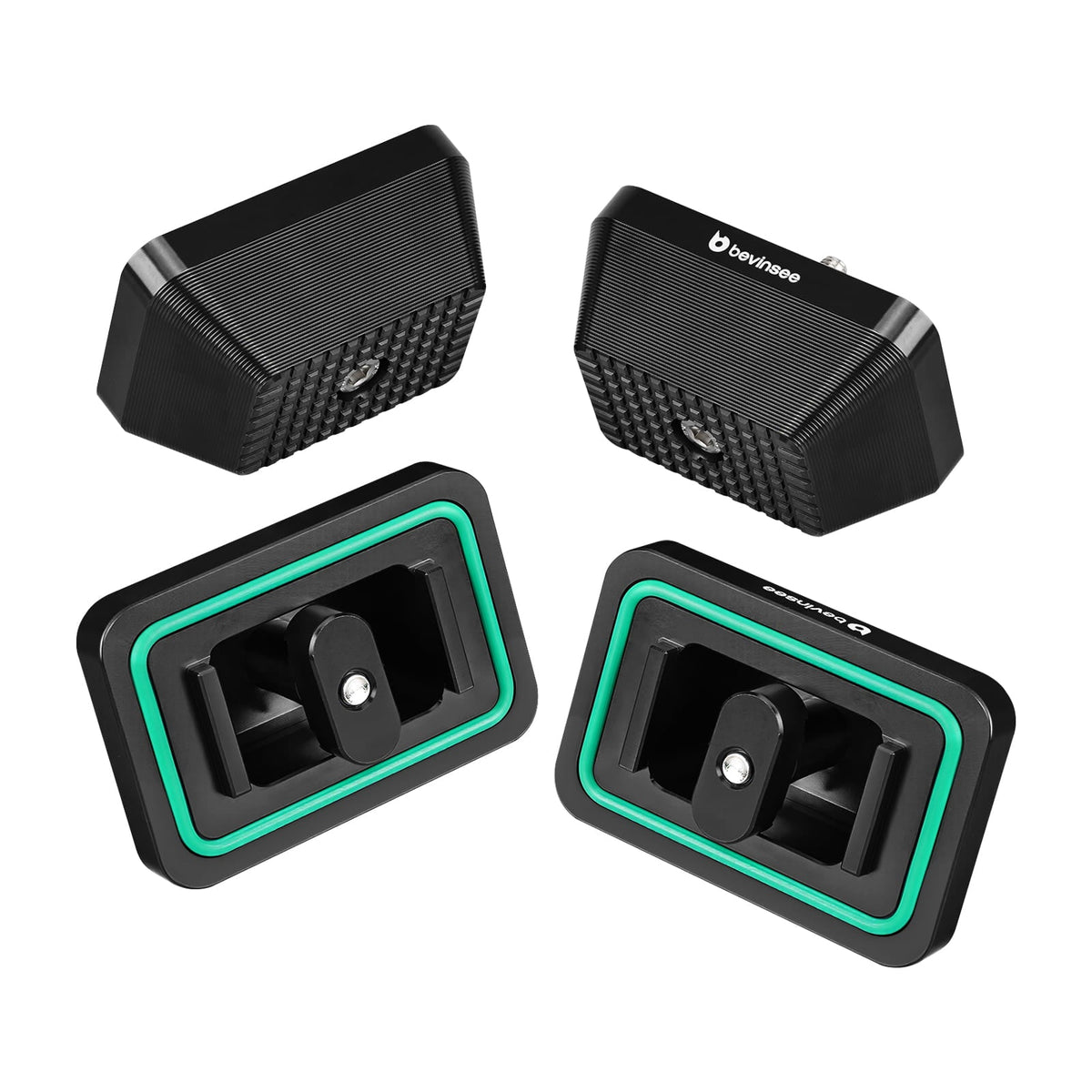 Bevinsee Aluminum Jack Pad Set – for BMW E90 E92 E8X F30 F31 F32 F33 F20 F80 M3 M4 Supra A90